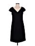 Talbots Solid Black Casual Dress Size 6 - photo 1