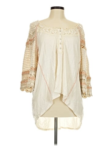 Free People 3/4 Sleeve Blouse (view 1)