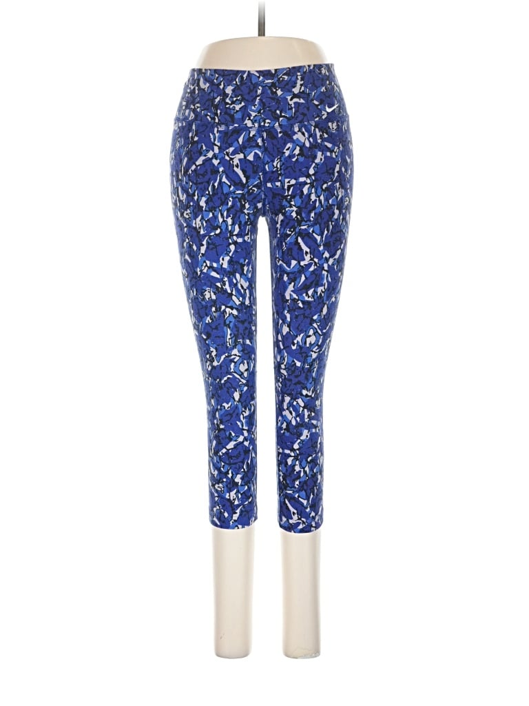 Pre-owned Nike Leggings In Blue