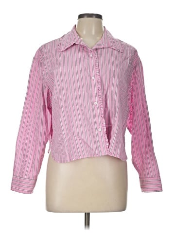 Old Navy 3/4 Sleeve Button-Down Shirt (view 1)
