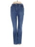 Just Black Hearts Blue Jeans Size 24 waist - photo 1
