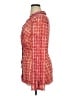 Free People Red Long Sleeve Blouse Size XL - photo 5
