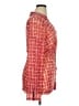 Free People Red Long Sleeve Blouse Size XL - photo 4