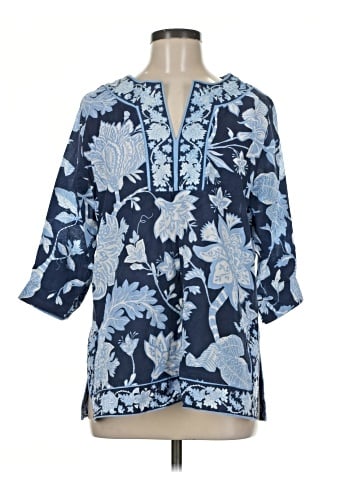 Gretchen Scott Designs 3/4 Sleeve Blouse (view 1)