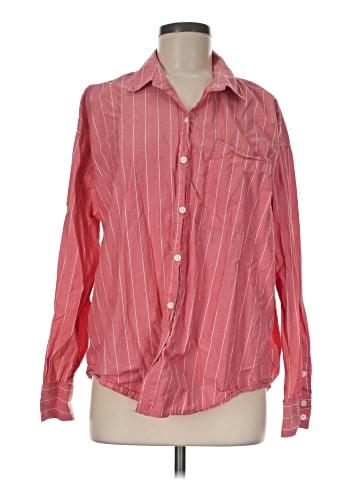 American Eagle Outfitters Long Sleeve Button-Down Shirt (view 1)