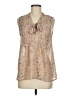 Fenn Wright Manson Tan Sleeveless Blouse Size M - photo 1