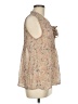 Fenn Wright Manson Tan Sleeveless Blouse Size M - photo 4