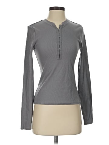 7 For All Mankind Long Sleeve Henley (view 1)