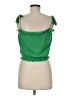 Topshop Green Sleeveless Blouse Size 8 - photo 2