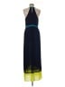 Max Studio 100% Polyester Color Block Blue Casual Dress Size M - photo 2