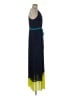 Max Studio 100% Polyester Color Block Blue Casual Dress Size M - photo 4