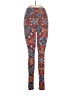 Lularoe Print Blue Red Leggings One size - photo 1