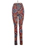 Lularoe Print Blue Red Leggings One size - photo 2