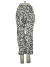 J.Crew Animal Print Silver Linen Pants Size 0 (petite) - photo 2
