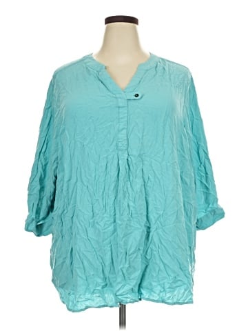 Woman Within 3/4 Sleeve T-Shirt (view 1)