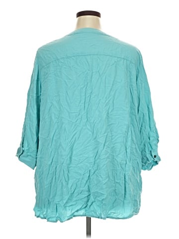 Woman Within 3/4 Sleeve T-Shirt (view 2)