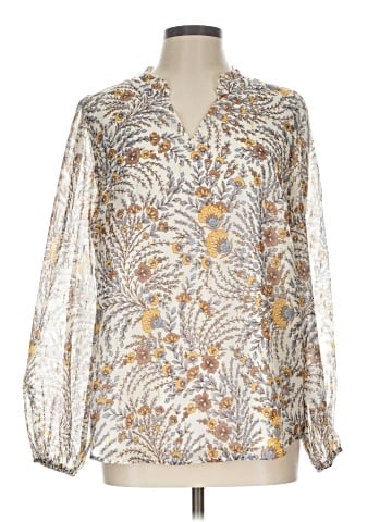 Talbots Outlet Long Sleeve Blouse (view 1)
