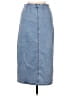 Stradivarius Blue Denim Skirt Size 8 - photo 1
