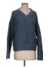 American Eagle Outfitters 100% Cotton Solid Blue Pullover Sweater Size XS - photo 1