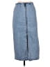 Stradivarius Blue Denim Skirt Size 8 - photo 2
