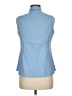 Foxcroft Blue Sleeveless Button-Down Shirt Size 6 (petite) - photo 2