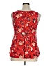 Torrid Red Sleeveless Blouse Size 1X Plus (1) - photo 2