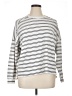 Maurices Stripes Silver Pullover Sweater Size 0X - photo 1