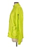 Asics 100% Polyester Solid Green Windbreaker Size L - photo 5
