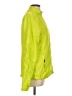 Asics 100% Polyester Solid Green Windbreaker Size L - photo 4