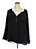 Torrid Black Long Sleeve Henley Size 4X Plus (4) - photo 1