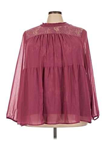 Torrid 3/4 Sleeve Blouse (view 1)