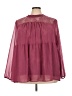 Torrid 100% Polyester Burgundy 3/4 Sleeve Blouse Size 4X Plus (4) - photo 1