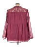 Torrid 100% Polyester Burgundy 3/4 Sleeve Blouse Size 4X Plus (4) - photo 2