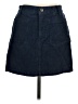 Copper Key 100% Cotton Solid Blue Denim Skirt Size M - photo 1
