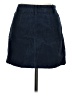 Copper Key 100% Cotton Solid Blue Denim Skirt Size M - photo 2