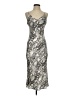 Express Outlet 100% Polyester Animal Print Silver Cocktail Dress Size S - photo 1