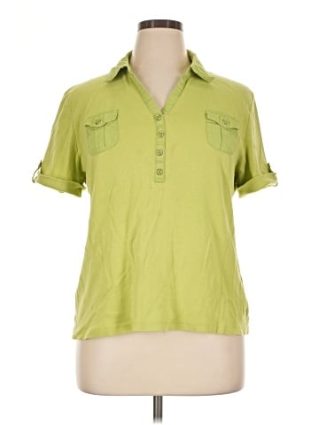Karen Scott Short Sleeve Polo (view 1)