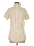 L.L.Bean 100% Cotton Ivory Turtleneck Sweater Size S - photo 1