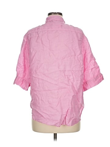 Zara 3/4 Sleeve Button-Down Shirt (view 2)