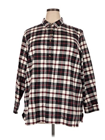 Coldwater Creek 3/4 Sleeve Button-Down Shirt (view 1)