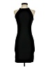 Copper Key Solid Black Cocktail Dress Size S - photo 1