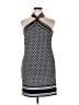 MICHAEL Michael Kors Graphic Black Cocktail Dress Size XL - photo 1