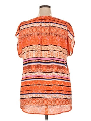 Roz & Ali Short Sleeve Blouse (view 2)