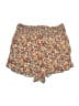 O'Neill 100% Viscose Floral Yellow Shorts Size M - photo 1