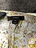 J.Crew 100% Cotton Floral Yellow Long Sleeve Blouse Size XS - photo 7