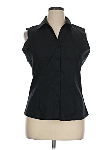 Riders by Lee Sleeveless Button-Down Shirt (view 1)