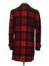 Anne Klein Plaid Red Coat Size S - photo 2