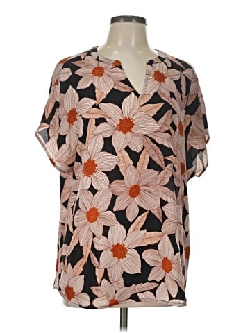 CAbi Short Sleeve Blouse (view 1)