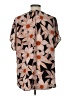 CAbi 100% Polyester Brown Short Sleeve Blouse Size L - photo 2