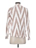 Lou & Grey for LOFT 100% Cotton Chevron-herringbone Ivory Pullover Sweater Size S - photo 2